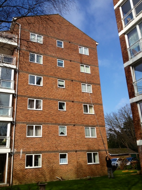 Window cleaning commercial properties